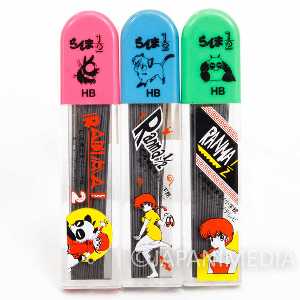 Retro RARE! Ranma 1/2 Mechanical Pencil Lead 3pc Set JAPAN ANIME MANGA Japanimedia Store FRONT
