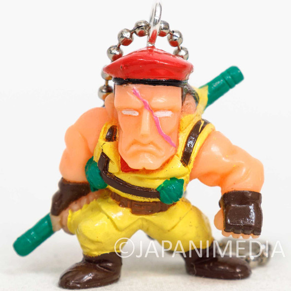 Street Fighter ZERO Rolento Figure Ballchain JAPAN GAME CAPCOM Japanimedia Store FRONT