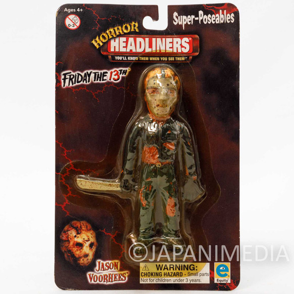 Friday The 13th JASON VOORHEES Super Poseable Figure Horror Headliners Japanimedia Store FRONT