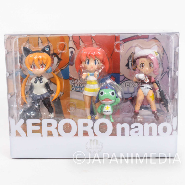 Sgt. Frog Keroro nano! Keroro & Natsumi Alisa & Nevula Kitten Figure Set Japanimedia Store FRONT