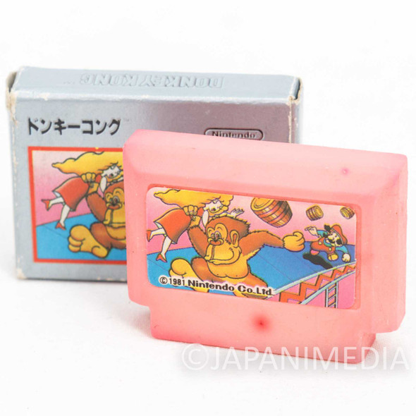 Donkey Kong Cassette Mini Eraser AMADA JAPAN FAMICOM NES Nintendo Japanimedia Store FRONT