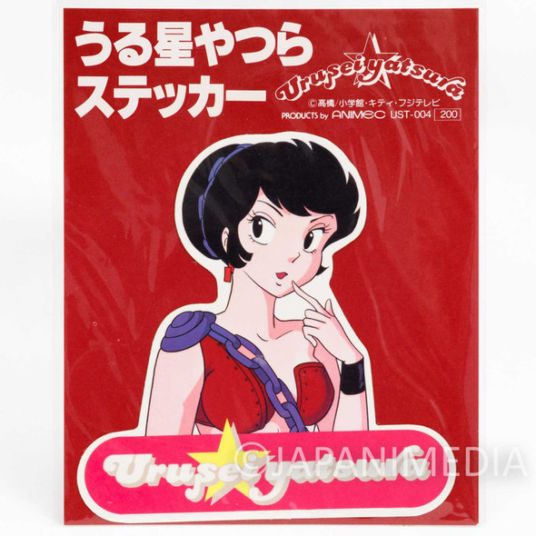 Retro Urusei Yatsura Sticker BENTEN JAPAN ANIME SEIKA NOTE Japanimedia Store FRONT