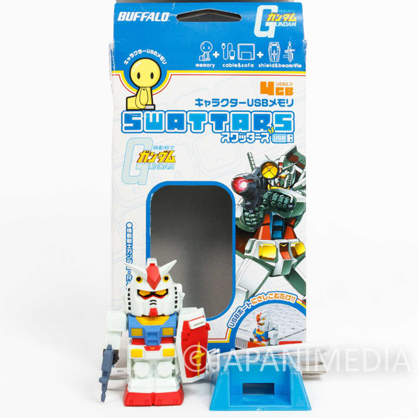 Gundam RX-78 Figure Type USB Flash Memory 4GB Buffalo JAPAN Japanimedia Store FRONT