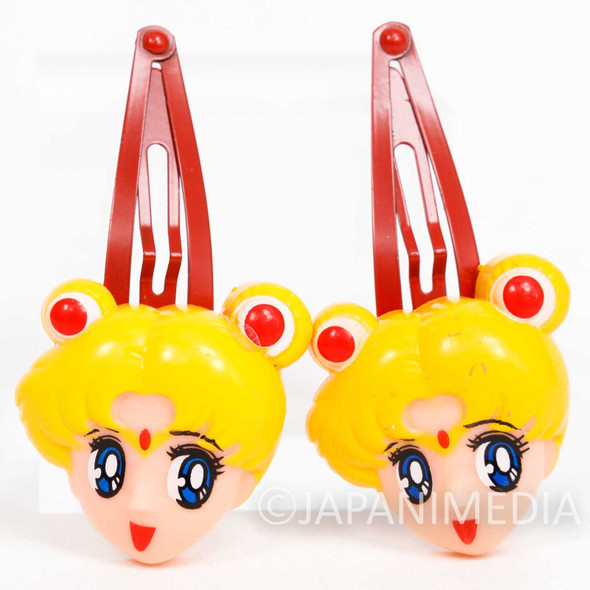 Retro RARE!! Sailor Moon Mascot Hair Clip Accessory Set JAPAN ANIME MANGA Japanimedia Store FRONT