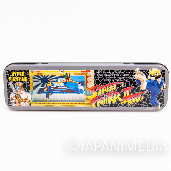 Retro RARE Street Fighter 2 Turbo KEN Can Pen Case Capcom JAPAN Japanimedia Store FRONT