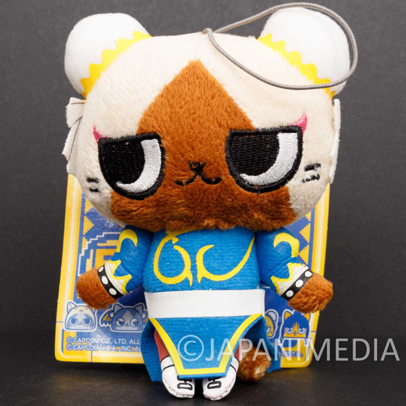 Street Fighter Chun-Li x Monster Hunter Felyne Airou Plush Doll Capcom Japanimedia Store FRONT