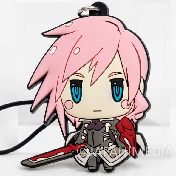 Final Fantasy Lightning Mascot Rubber Strap JAPAN SQUARE ENIX Japanimedia Store FRONT