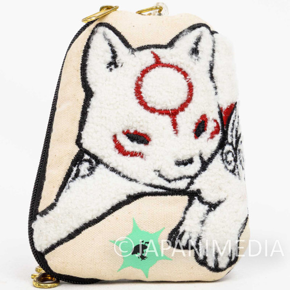 Okami Chibiterasu Coin Pass Card Case Pouch Capcom JAPAN GAME Japanimedia Store FRONT
