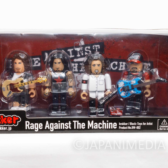 Rage Against The Machine Figure set Block Toy BW-002 Figure JAPAN Japanimedia Store FRONT