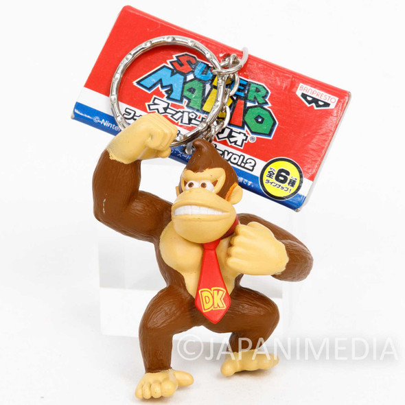 Donkey Kong Figure Keychain Nintendo Super Mario JAPAN FAMICOM SNES Japanimedia Store FRONT