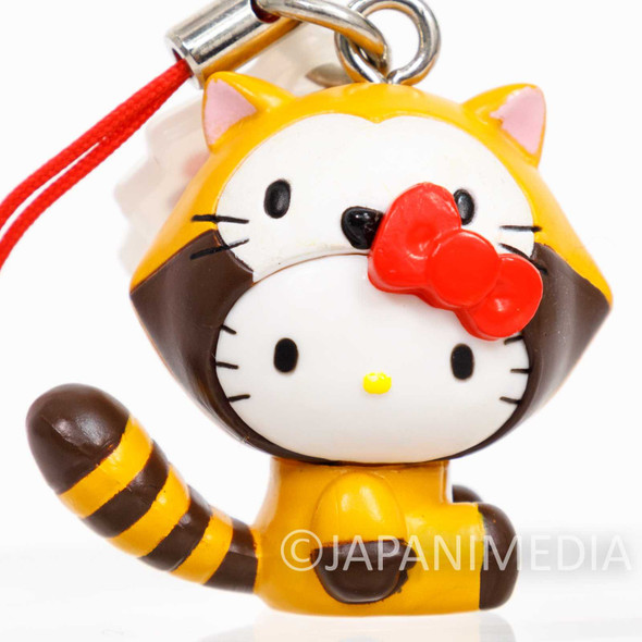 RARE! Rascal the Raccoon x Hello Kitty Figure Strap World Masterpiece Theater Japanimedia Store FRONT