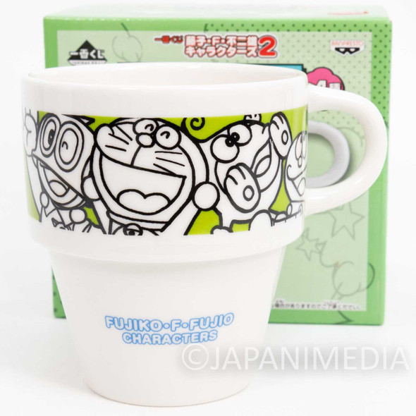 Fujiko F Fujio Characters Stacking Mug Cup Doraemon Perman Korosuke JAPAN Japanimedia Store FRONT