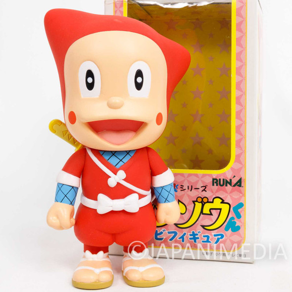 Retro RARE Ninja Hattori-kun Shinzo Soft Vinyl Figure RUN'A FUJIKO FUJIO Japanimedia Store FRONT
