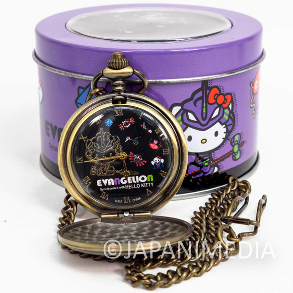 Evangelion x Hello Kitty Pocket Watch SEGA JAPAN ANIME MANGA Japanimedia Store FRONT
