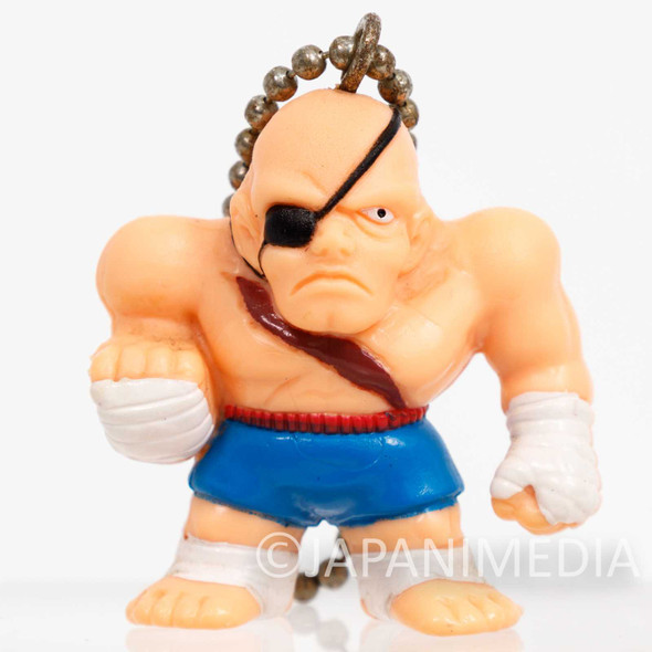 Street Fighter 2 Sagat Figure Ballchain Capcom JAPAN GAME Japanimedia Store FRONT