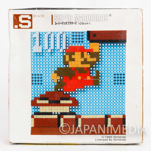 Super Mario Bros. .S (Dots ) C Set Puzzle Pin Panel Toy Tomytec JAPAN FAMICOM Japanimedia Store FRONT