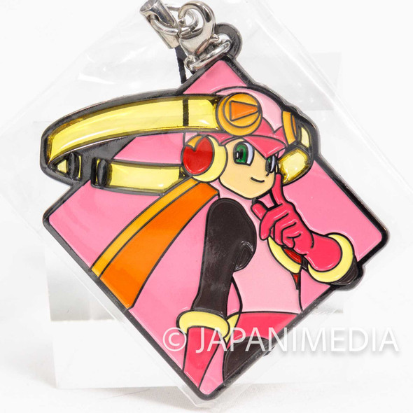 MEGA MAN Roll EXE Metal Charm Strap / JAPAN GAME CAPCOM ROCKMAN Japanimedia Store FRONT