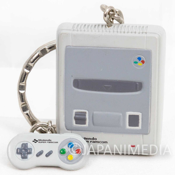 Nintendo Game Console History Miniature Figure Key Chain Super Famicom SNES 2 Japanimedia Store FRONT