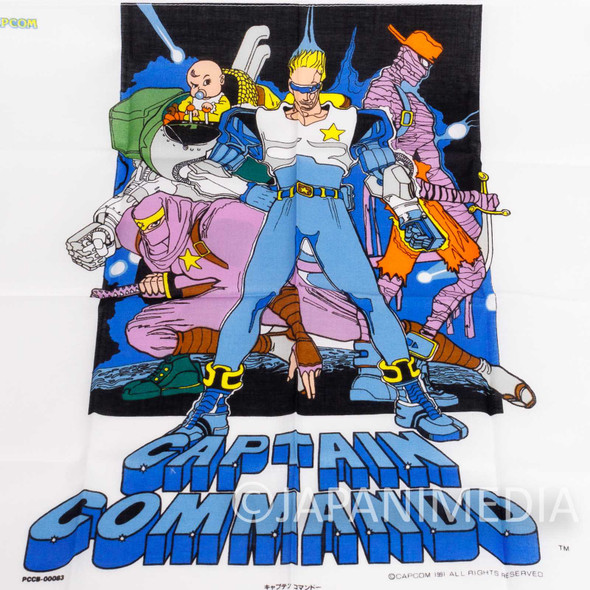 Retro RARE! Captain Commando Handkerchief Capcom GAME Japanimedia Store FRONT