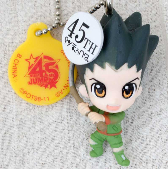 HUNTER x HUNTER Gon Freecss Mascot Figure Strap J-Star 45th Bandai JAPAN ANIME MANGA Japanimedia Store FRONT