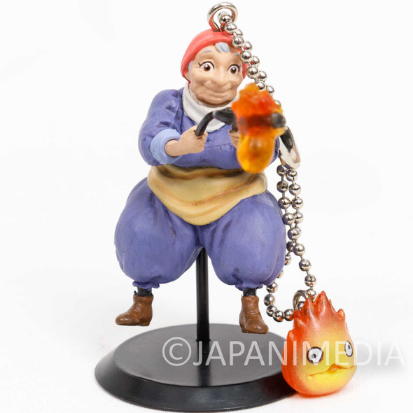 Howl's Moving Castle Sophie Hatter & Calcifer Figure Key Chain Cominica Ghibli NOBOX Japanimedia Store FRONT