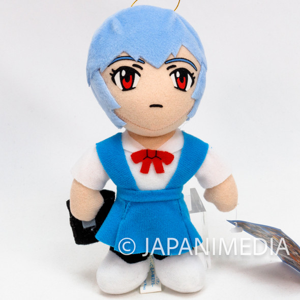 Retro Evangelion Rei Ayanami School 8" Plush Doll SEGA JAPAN Japanimedia Store Front