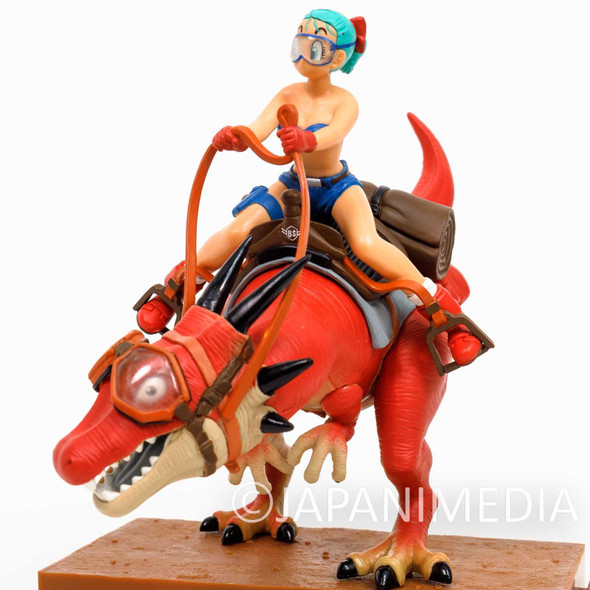 Retro RARE! Dragon Ball Z Bulma Riding Scene Figure Banpresto JAPAN Japanimedia Store FRONT
