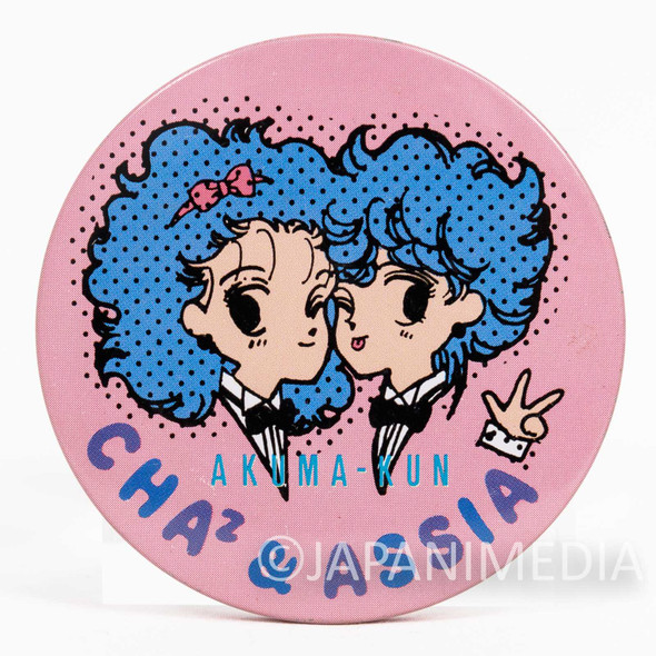 Retro RARE! Akuma-kun ni Onegai Chacha & Assia Can Mirror SAKI HIWATARI BITTER Japanimedia Store FRONT