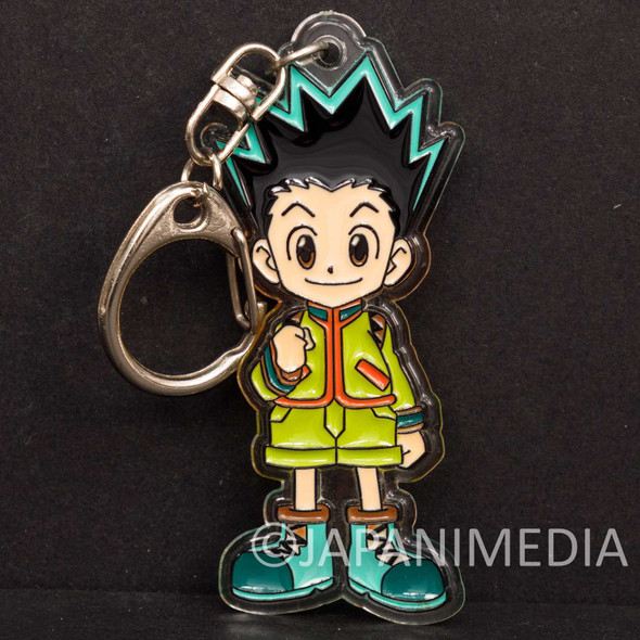 Retro RARE! Hunter x Hunter Gon Freecss Acrylic Mascot Keychain JAPAN Japanimedia Store FRONT