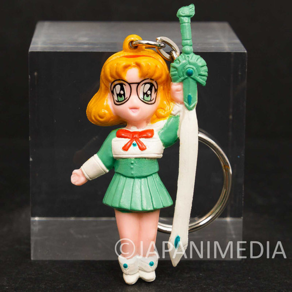 Retro Magic Knight Rayearth Fuu Hououji Mini Figure Keychain CLAMP Japanimedia Store FRONT