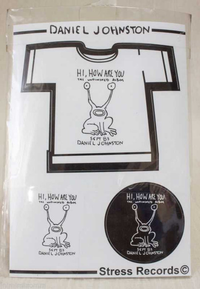 Daniel Johnston Stress Records Sticker 2 Japanimedia Store FRONT
