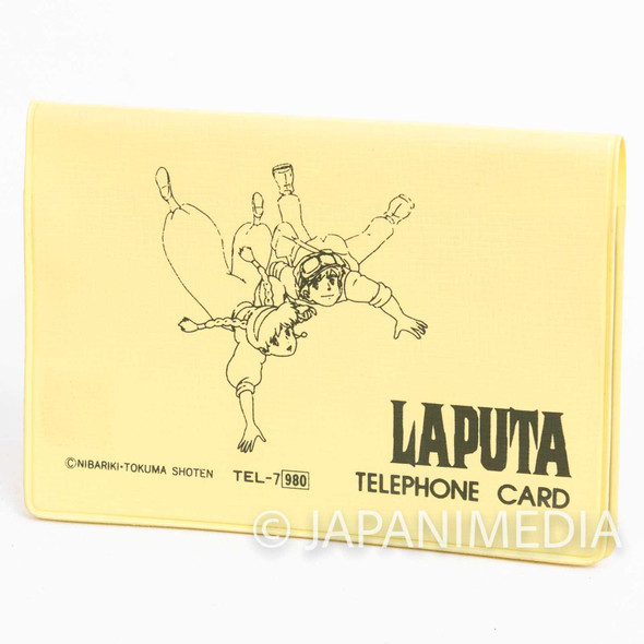 Retro RARE Laputa Castle in the Sky Card Holder Case Tokuma Shoten Ghibli Japanimedia Store FRONT