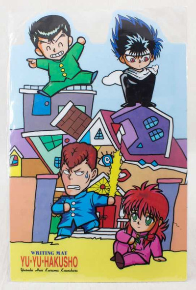 Yu Yu Hakusho Plastic Pencil Board Pad Shitajiki Hiei Kurama Yusuke JAPAN 7 Japanimedia Store FRONT