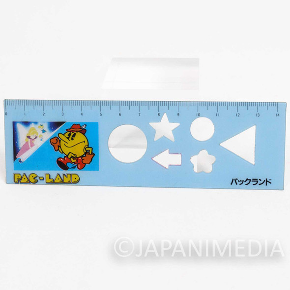 Retro RARE! Pac-Land14cm Ruler NES Famicom Nintendo Japanimedia Store FRONT