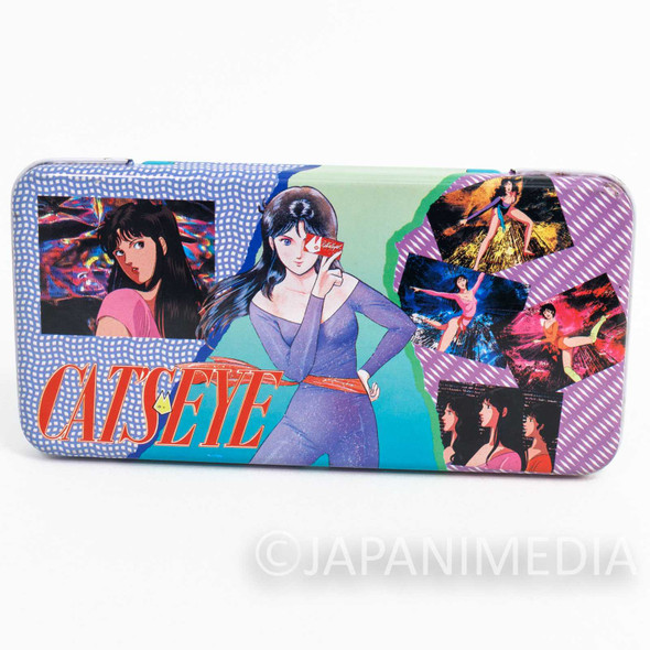 Cat's Eye Rui Hitomi Ai Kisugi Can Pen Case #3 / Hojo Tsukasa Shonen Jump Japanimedia Store FRONT