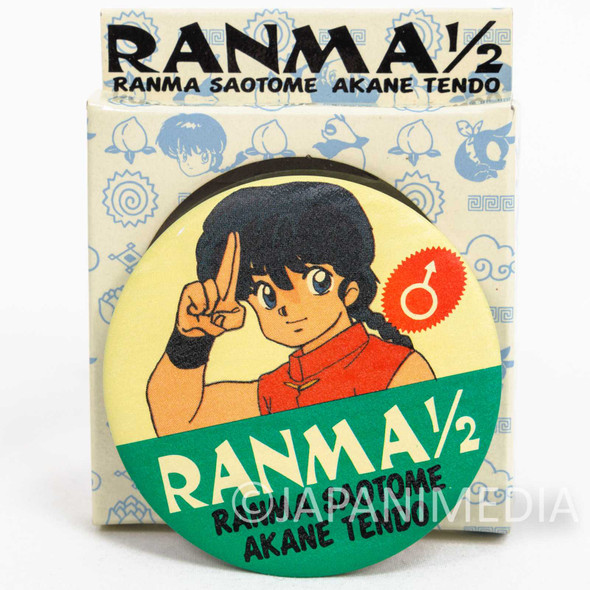 Ranma 1/2 Saotome Ranma Female Can Badge Pins Movic RUMIKO TAKAHASHI Japanimedia Store FRONT