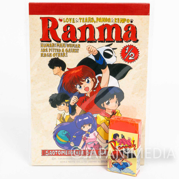 Ranma 1/2 Mini Memo Pad & Eraser Movic RUMIKO TAKAHASHI Japanimedia Store FRONT