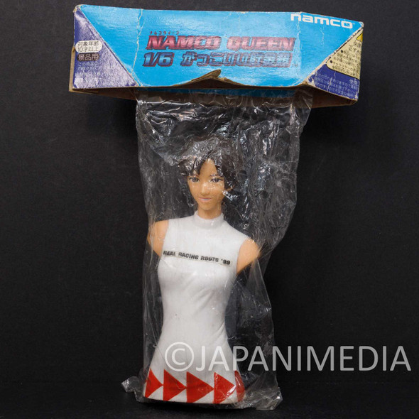Retro RARE Ridge Racer Reiko Nagase Bust Figure Coin Bank Namco Japanimedia Store