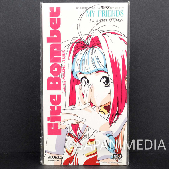Macross 7 Fire Bombers Mylene Jenius "My Friends" Japan 3 Inch (8cm) Single JAPAN CD Japanimedia Store FRONT