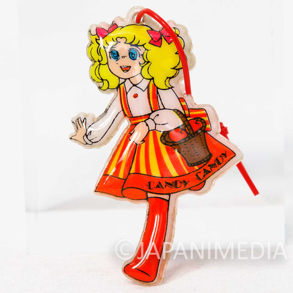 Retro RARE! Candy Candy Vinyl Mascot Strap POPY Japanimedia Store FRONT