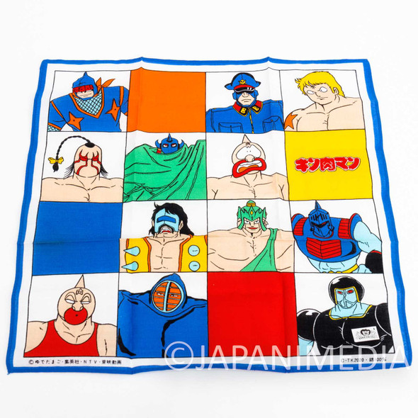 Kinnikuman Handkerchief Ultimate Muscle Yudetamago Japanimedia Store FRONT