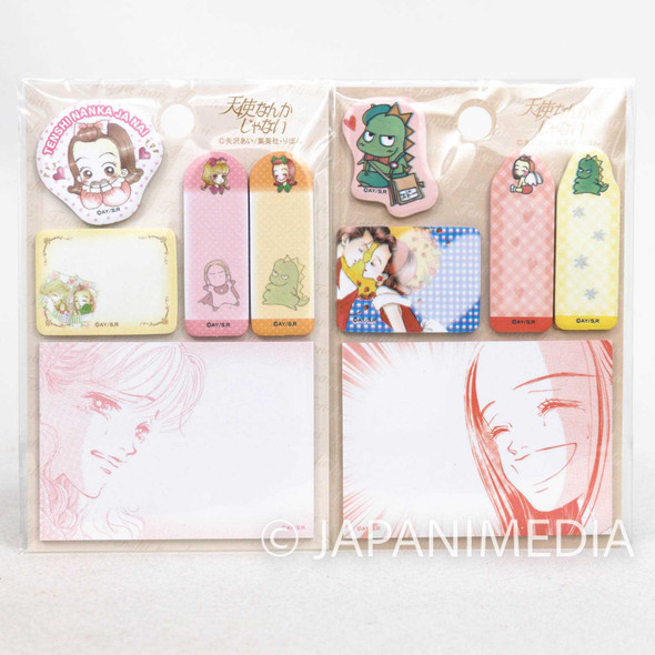 Tenshi Nanka ja Nai Sticky note Sheet 2pc Set Ribon JAPAN MANGA Japanimedia Store FRONT