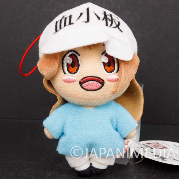 Cells at Work! Platelet Plush Doll Strap Fukuya Japanimedia Store FRONT