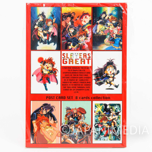 Slayers Great Postcard 8pc Set [ Lina Inverse / Naga the Serpent ] Japanimedia Store FRONT