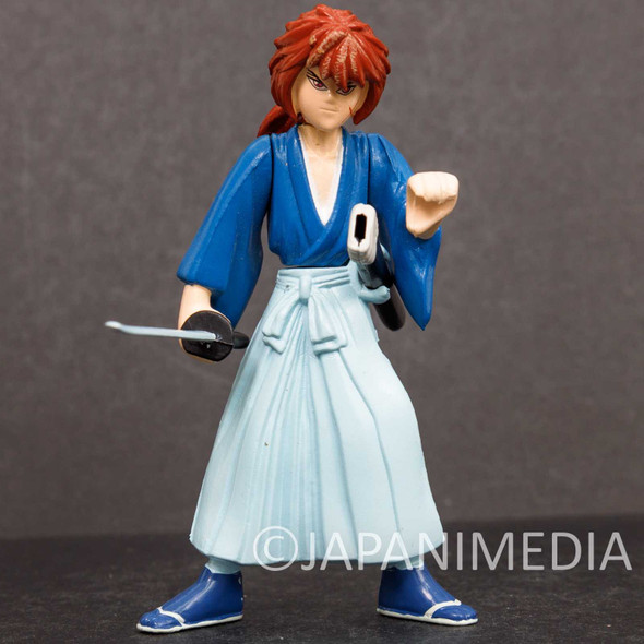 Retro RARE! Rurouni Kenshin Himura Kenshin Battousai ver. Mini Figure Kabaya Japanimedia Store FRONT