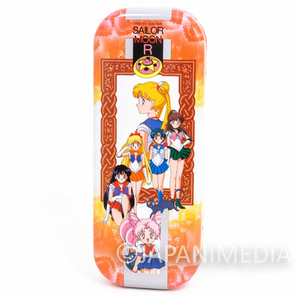 Retro RARE! Sailor Moon R Can Pen Case SEIKA NOTE JAPAN ANIME MANGA 3 Japanimedia Store FRONT