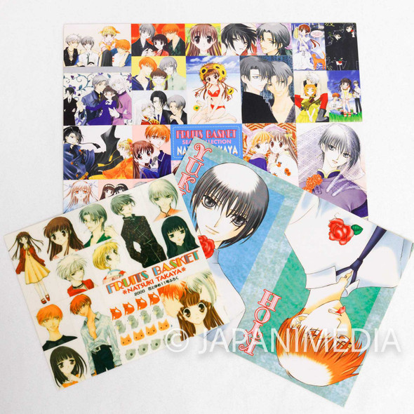 Fruits Basket Sticker sheet 3pc Set JAPAN MANGA Japanimedia Store FRONT
