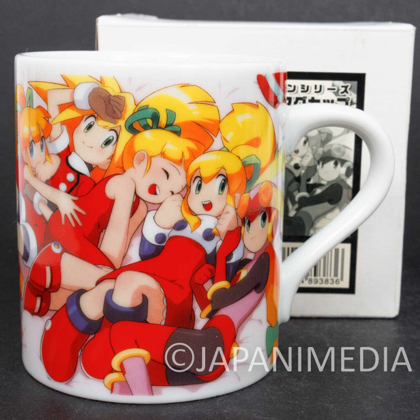 RARE! MEGA MAN Roll Mug / Capcom Rockman Japanimedia Store FRONT