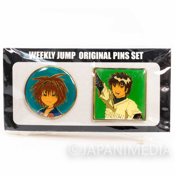 Weekly Shonen Jump Original Pins Set /Black Cat & Mr.FULLSWING Japanimedia Store FRONT