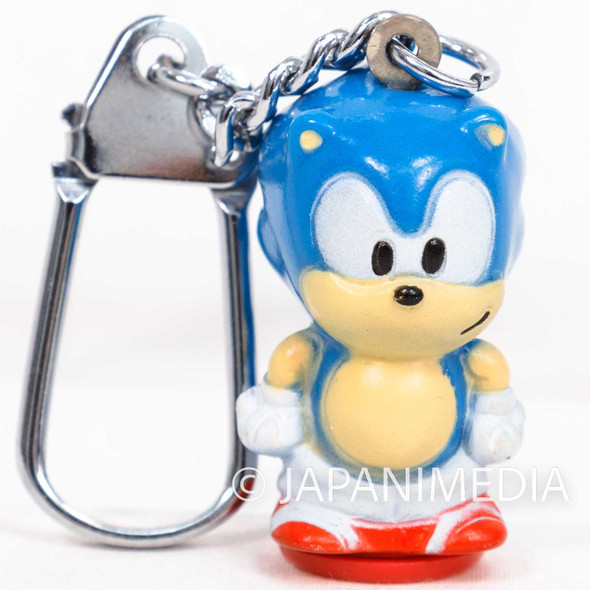 Retro RARE! Sonic The Hedgehog SONIC Mini Figure Keychain SEGA Japanimedia Store FRONT
